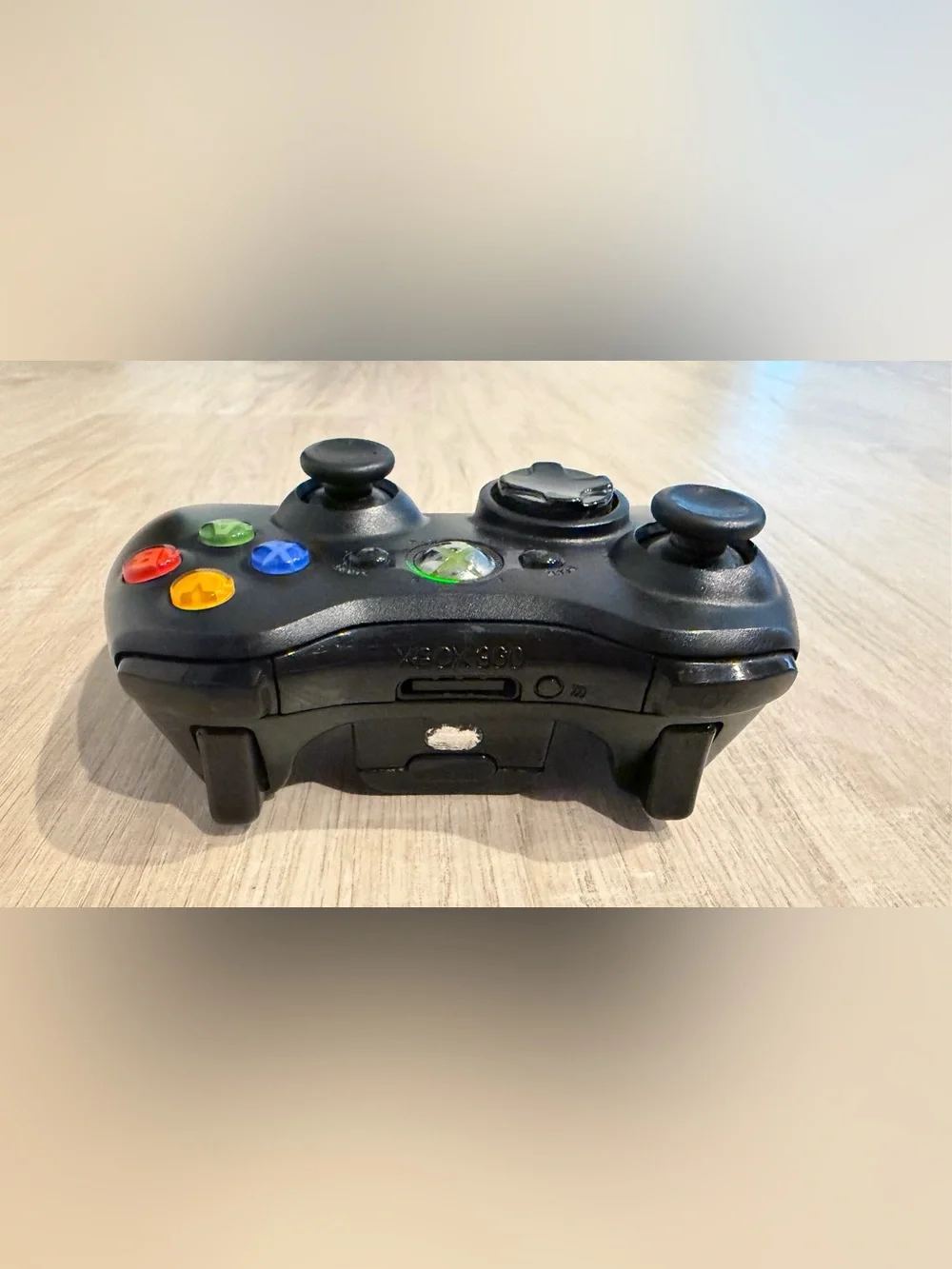 Lot Of 2 Xbox 360 Wireless Controllers – Original Black Edition